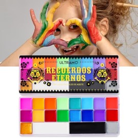 Pintura Facial y Pintura Corporal, Kit de 20 Colores de Pintura Facial (01)