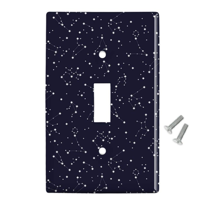 GRAPHICS & MORE Stars and Zodiac Constellations Pattern Plastic Wall