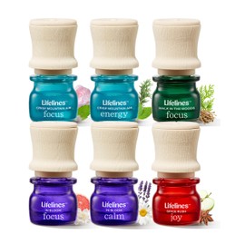 Lifelines Essential Oil Blends, 5-Pack Be Transported Discovery Set - Blended Essential Oils with Precision Pump for Aromatherapy Diffusers - Long-Lasting Scented Fragrance