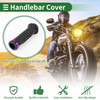 X AUTOHAUX 7/8" 22mm 15/16" 24mm Motorcycle Hand Grips Cover