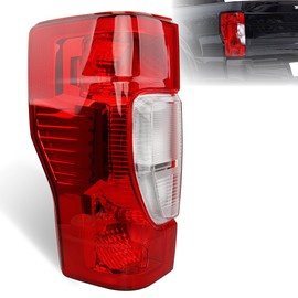 Misakomo Brake Tail Light for F250 F350 Super Duty 2020-2022 - Rear Taillight Assembly for LC3Z-13405-C - Outer Tail Lamp for Driver Left Side LH - w/o Bulbs and Wire Harness - Non-LED Non-Blind Spot