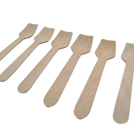 Wooden Ice Cream Spades/Spoons Biodegradeable & Disposable Pack of 500