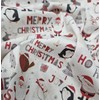 Christmas Fabric - Father Christmas Snowman Robin Reindeer Xmas Trees