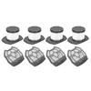 4PCS Vacuum Cleaner Filter Replacement Easy to Disassemble Vacuum Filter