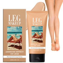 Leg Makeup Lotion Waterproof No Transfer, Colour Corrector Concealer，Cover up Makeup for Body Veins Tattoo Scars, Concealer for Mature Skin, Smooth Even Skin Tone Lightweight Body Foundation
