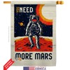 NASA More Mars House Flag Armed Forces Space Program Discovery