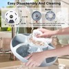 Automatic Cat Feeder Wet&Dry Food, 6 Meal Timed Pet Dispenser
