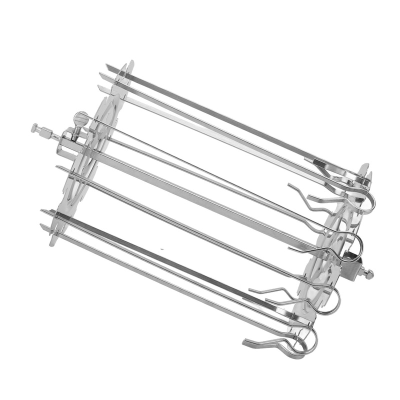 Rotisserie Skewer Set Stainless Steel Rotisserie Kabob Rods Grill for