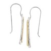 Silpada 'Cimarron Slopes' Two-Tone Tapered Drop Earrings in Sterling Silver