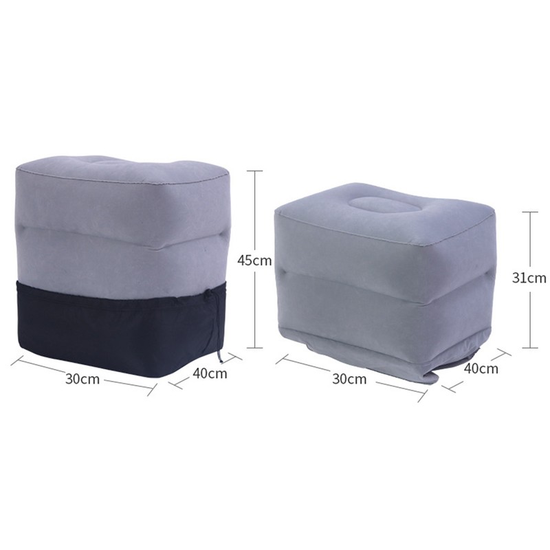 Inflatable Foot Rest Pillow Travel Foot Rest Kids Travel Pillow