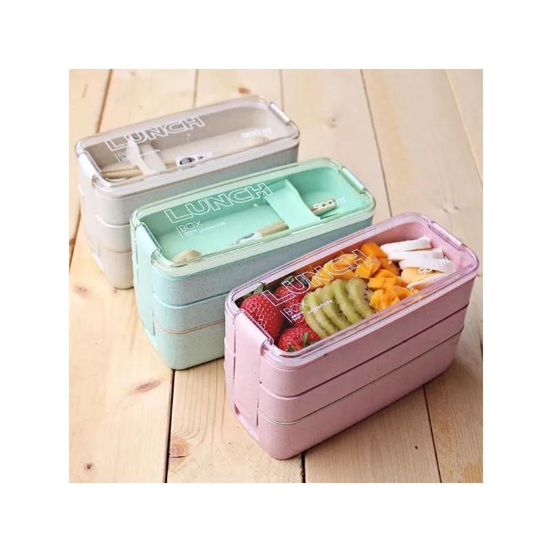 CL Lonchera Contenedora De Alimentos 3 En 1 Lunch Box