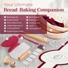 Sourdough Bread Baking Supplies with 2 Banneton Bread Proofing Basket