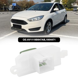 VGOL 4Pin Blower Motor Fan Resistor Blower Motor Resistor 12V Compatible with Ford Compatible with B-Max Compatible with C-Max Compatible with Focus AV1118B647AB,1804471