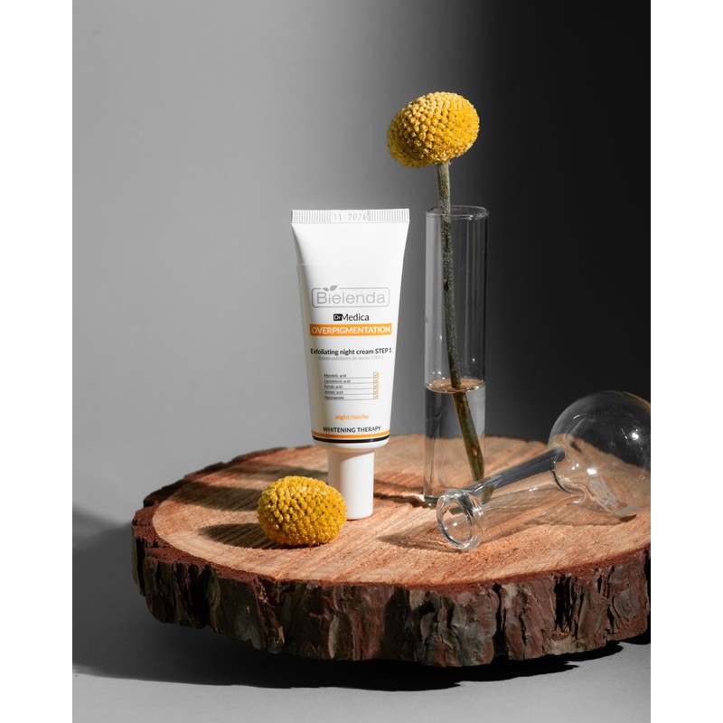 Bielenda Dr Medica Overpigmentation Step 1 Night Exfoliating Cream, Visibly