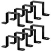 AOKLIT 8 Pcs Black Strap Post Ties Brackets 4x4, Thickness