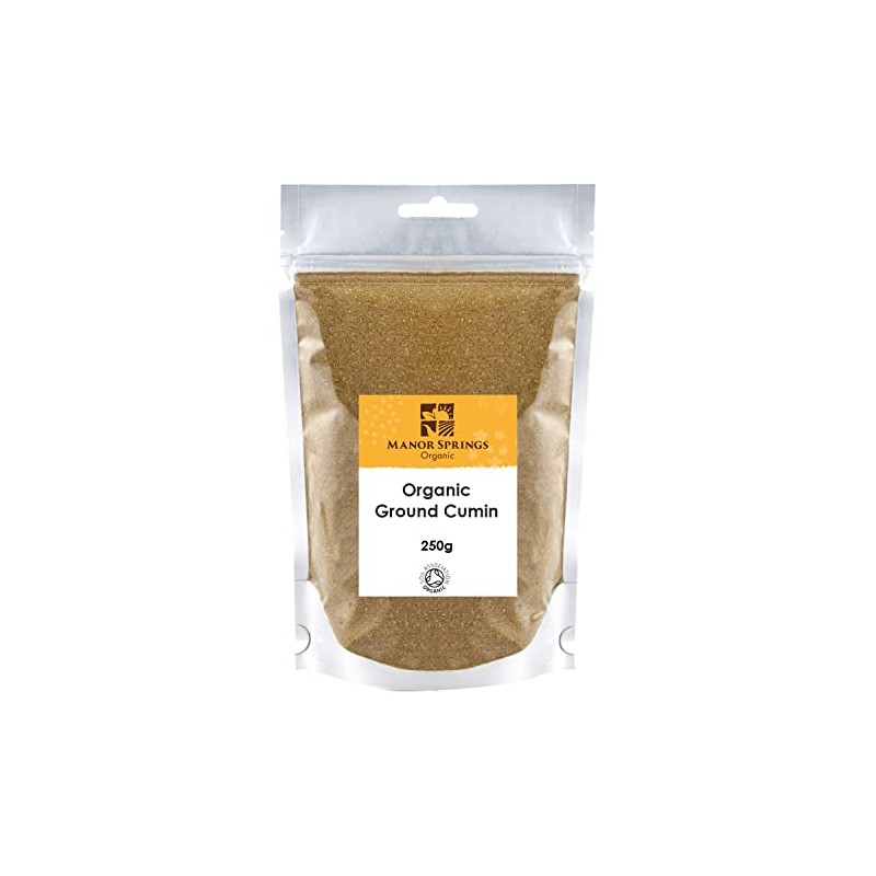 Organic Ground Cumin 250g by Manor Springs Organic