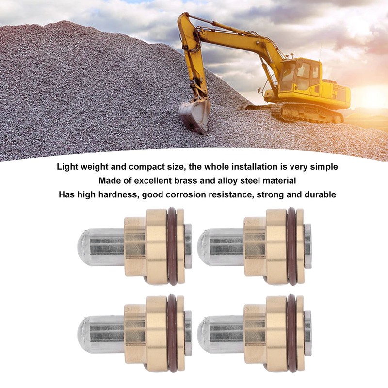 4 Pcs Joystick Pusher Control Valve Standard Excavator Replacement Joystick