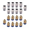 CESFONJER PC4-M6 Pneumatic Air Straight Quick Fitting (Pack of 10pcs),