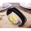 Garlic Press Rocker Stainless Steel Garlic Press Arc Shaped Professional