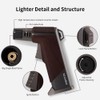 PIPITA Butane Torch Lighter Windproof Cooking Lighter, Adjustable Single Blue