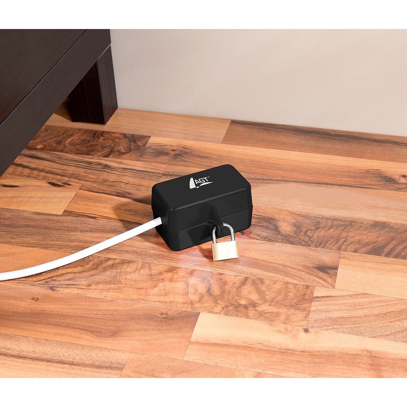 AGT Cable Box: Set of 2 Lockable Power Plug Protection