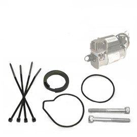 X8R AIR SUSPENSION COMPRESSOR PISTON RING REPAIR KIT FOR WABCO TYPE COMPRESSOR COMPATIBLE WITH LAND ROVER RANGE ROVER FULL SIZE MODEL L322 2003-2005 WITH WABCO AIR SUSPENSION COMPRESSOR, PART# X8R45