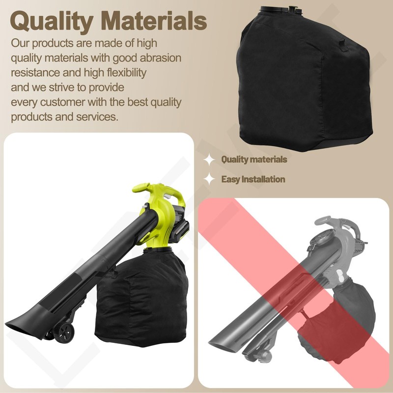 205110001 Leaf Vaccum Vac Attack Bag for Ryobi 40V Cordless