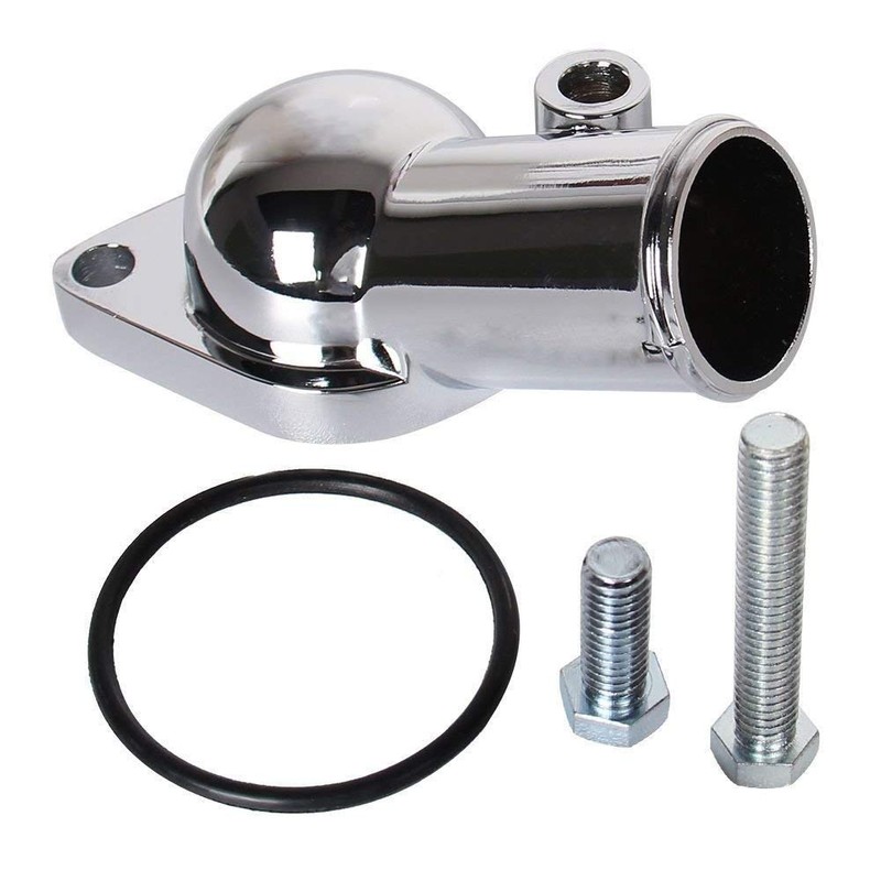Carbole 21 Degree Chrome Water Neck Thermostat Housing Fit For