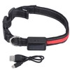 LED Dog Collar USB Rechargeable Solar Luminous Collar Adjustable Lighted