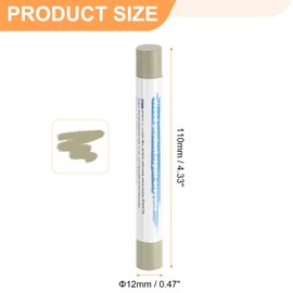 HARFINGTON 5pcs Wood Filler Sticks Wooden Wax Touch Up Furniture Repair Crayons for Scratch Hole Wood, Olive Green