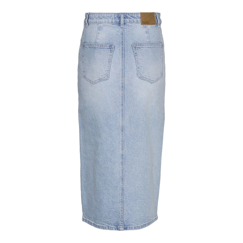 VERO MODA Female Denim Skirt VMVERI High Waist Long Skirt,