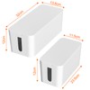 Relota Pack of 2 Cable Box, Cable Management Box with