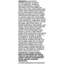 Cajun Trail Mix: Sweet & Spicy Blend Of Peanuts, Butter Toffee Nuts, Cajun & Honey Sesame Sticks, Toasted Corn, Almonds, Great Snack Snacking Travel Food, 27oz Jumbo Value Bag