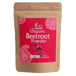 Jiva Organics Beet Root Powder 1.25 LB Bulk Bag - for Baking & Smoothies - Pure & Natural, Non-GMO, Vegan