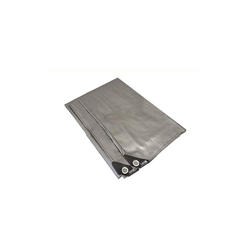 HD Extra Thick (14 Mil) 3-Layer Silver Tarp (8'X12')