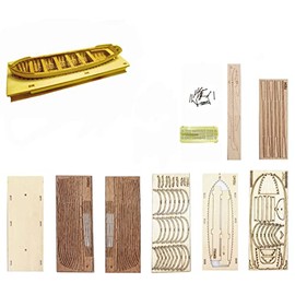 GAWEGM Small Lifeboat Model kit - 1/75 Full Rib Pinance Lifeboat