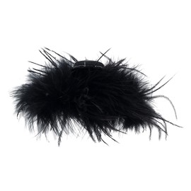 Minkissy Plume Hair Clip Elegant Jaw Clip with Vibrant Design for Women Hair Accessory for Festivals and Daily Wear