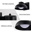 SendaLife Black Exterior Light Fixtures, 2 Pack Dusk to Dawn