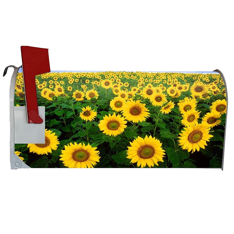 VWAQ Sunflower Home Mailbox Covers Magnetic House Decor - MBM48
