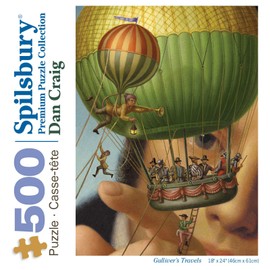 Spilsbury - 500 Piece Premium Jigsaw Puzzle for Adults by Artist Dan Craig - Gulliver'S Travels - Spilsbury Puzzle Company Premium Collection