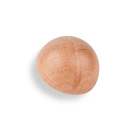 End Cap Wood Beech with Spigot Lacquered for Handrails with Diameter 42 mm