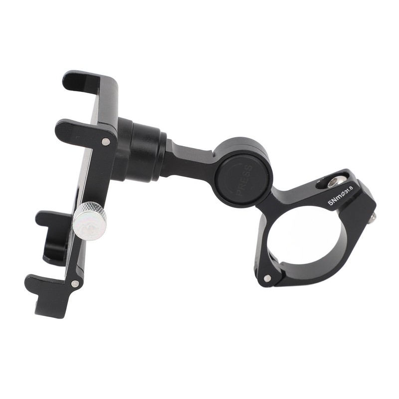 Bike Phone Mount Aluminum Alloy Adjustable Anti Slip Cycling Handlebar