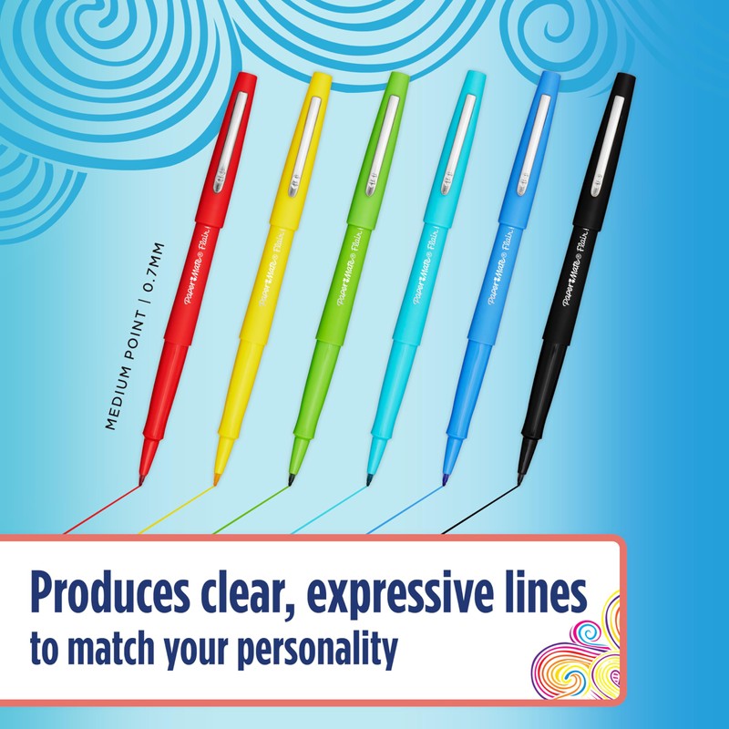 Paper Mate Flair Felt Tip Pens | Medium Point (0.7