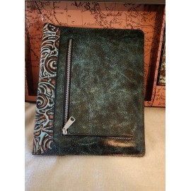 Patricia Nash Midi Turquoise Tooled Tablet Case & Passport Gift Set MSRP $159
