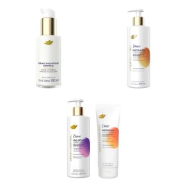 Kit Dove: Sérum Corporal Niacinamida + Sérum Tono Uniforme + Sérum Estrías 100ml