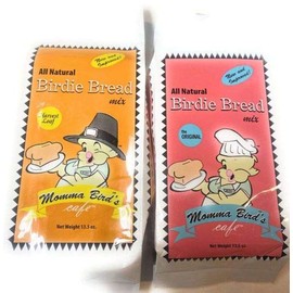 V&P Momma's Bird Bread Mix for Bird Food or Bird Treat - Bundle of One Original and One Harvest Bag