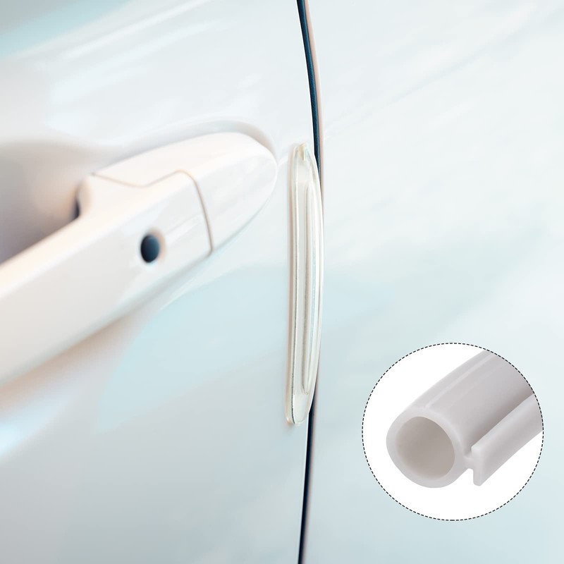 METALLIXITY Bulb Type Window Weatherstrip (9mmx5Meter) 1Pcs, Silicone T-Slot Mount