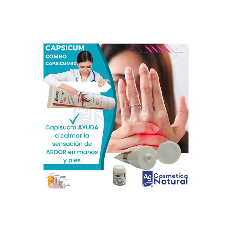 Pack 2 Cremas Neuropatia Diabetica Capsicum + Capsicum 30gr