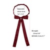 SYAYA Adjustable Long Silk Bow Tie, Pre Tied Necktie For