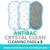 Beldray LA086372UFEU7 Pack of 3 Crystal Clean Double Sided Cleaning